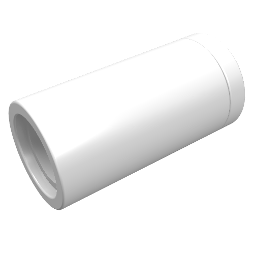 Lego Technic Pin Connector Round [No Slot] / White