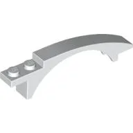 Brick Arch 8 x 1 x 1 2/3 Curved / White
