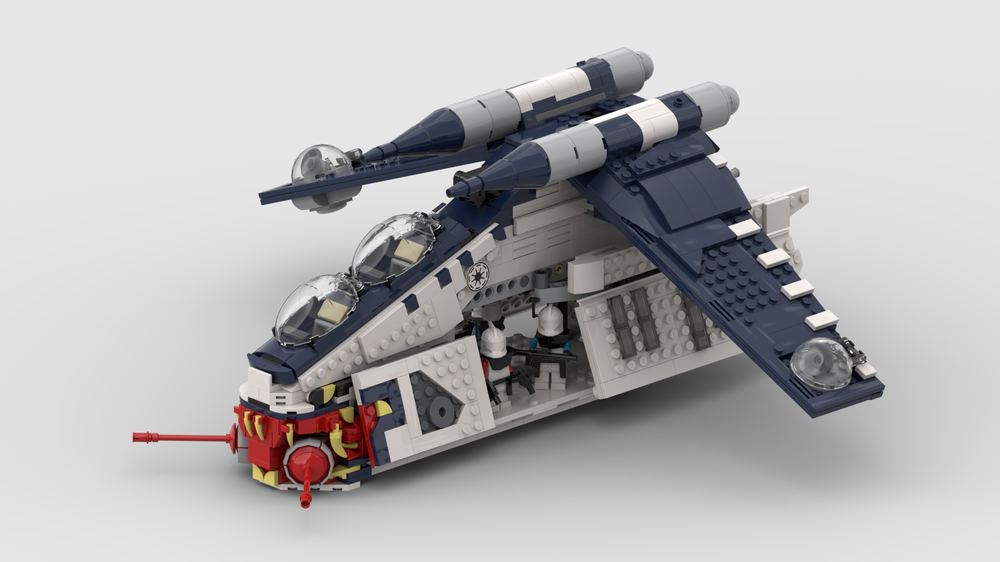 Lego Muunilist 10 Tiger Shark Gunship - Budget Version