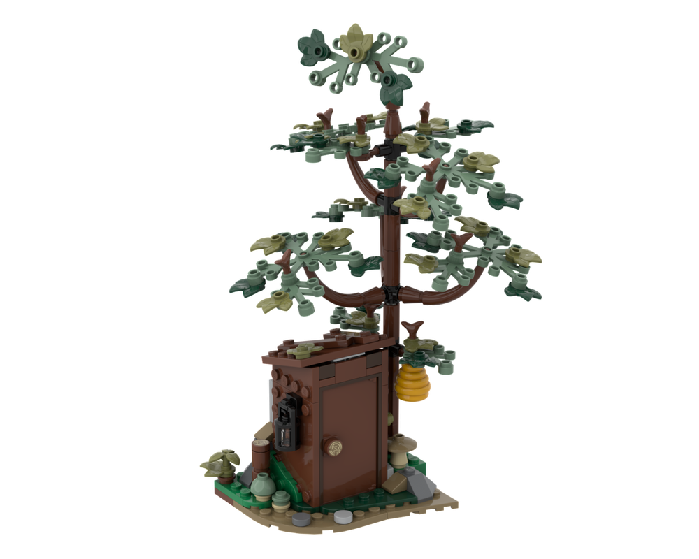 Lego Bear's Outhouse: An Expansion for Set A-Frame Cabin, 21338