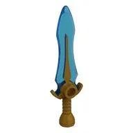 Weapon Sword with Trans-Blue Blade Pattern