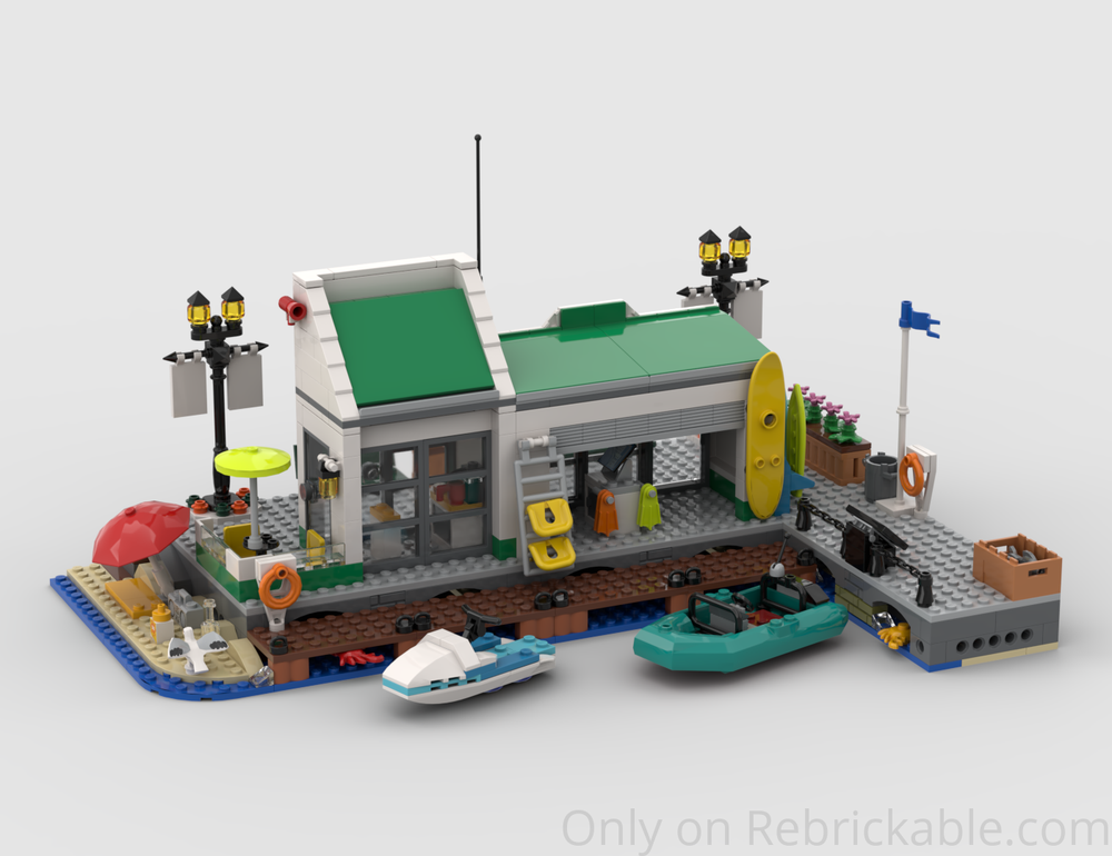 Lego Harbour Marina