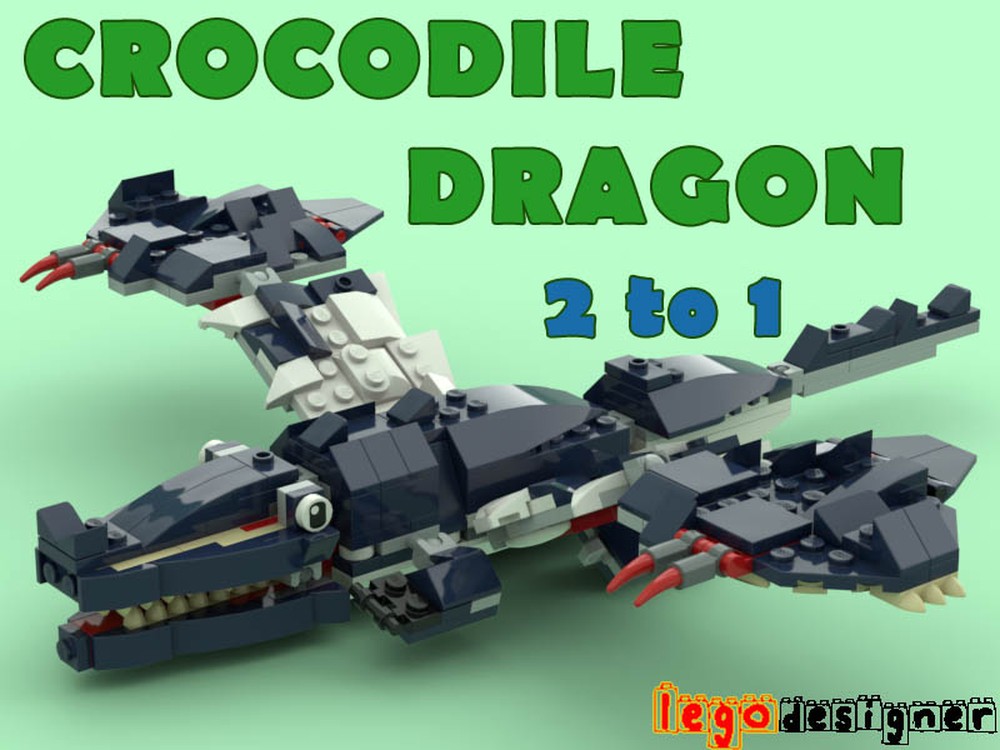 Lego 31088 2 to 1 Crocodile Dragon