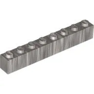 Brick 1 x 8 / Metallic Silver