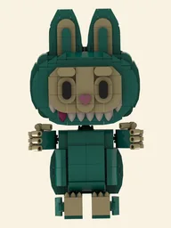 Cute Monster Brick Figure