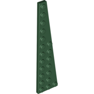 Lego Wedge Plate 12 x 3 Right / Dark Green