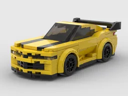 Bumblebee Chevrolet Camaro 2011 Lego City Scale - Original MOC