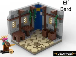 Dungeons And Dragons Elf Bard Display