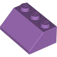 Brick Sloped 45° 2 x 3 / Medium Lavender