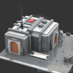 Modular Coruscant hospital