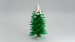 Snowy fir / pine tree