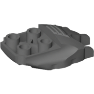 Lego Animal / Creature Body Part, Dinosaur / Dragon, Foot / Dark Bluish Gray