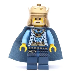 King, Dark Blue, Crown, Cape