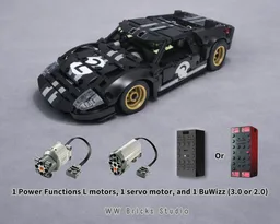 [RC] LEGO Technic 42223 1966 Ford GT40 MKII Race Car with 1 PF L and 1 Servo motor