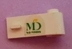 Door 1 x 3 x 1 Right with MD Foods Logo Pattern (Sticker) - Set 1952