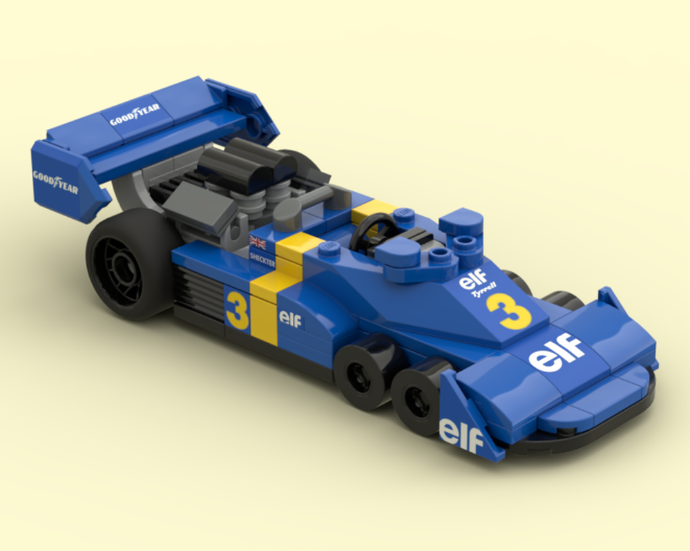 Lego 1976 Tyrrell P34 Six Wheeler Formula One Car