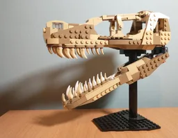 Life Size Velociraptor Skull Fossil