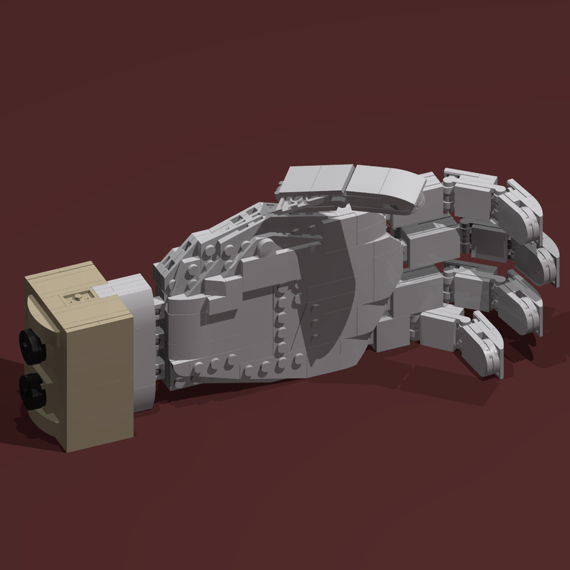 Lego Shigaraki Tomura's hands (left wrist fold)