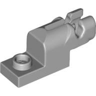 Lego Launcher, Plate Special 1 x 2 with Mini Blaster / Light Bluish Gray