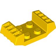 Lego Plate Special 2 x 2 with Grills / Yellow