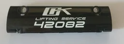 Technic, Panel Curved 11 x 3 with 2 Pin Holes through Panel Surface with 'OK LIFTING SERVICE 42082' Pattern (Sticker) - Set 42082