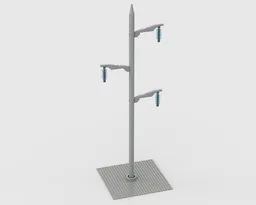 Transmission Tower 04-1 - Single Circuit Monopole