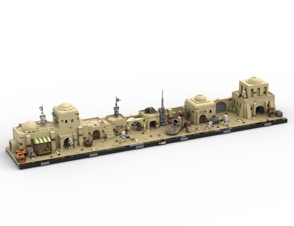Lego Life in Mos Eisley - Tatooine