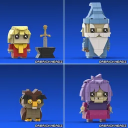 "The Sword in the Stone" Brickheadz Collection