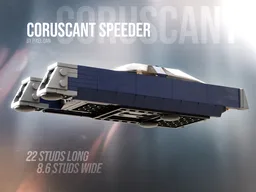 PiXEL-DANs CORUSCANT SPEEDER