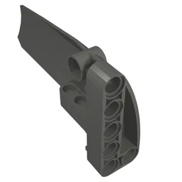 Technic Panel Fairing #17 Large Smooth, Side A / Dark Bluish Gray
