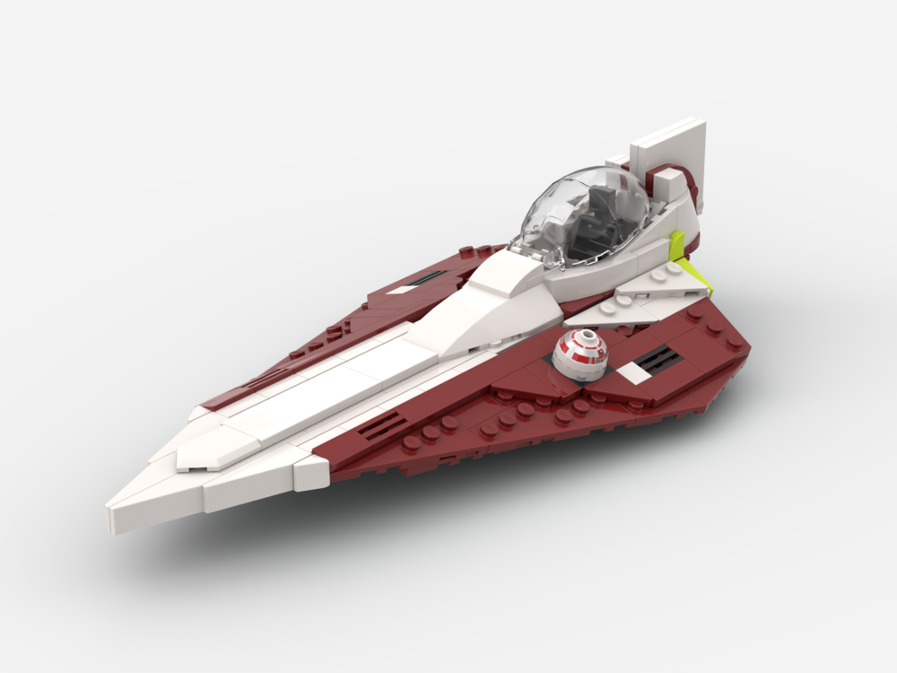 Lego Obi Wan's Delta 7 Aethersprite (75333 Mod)