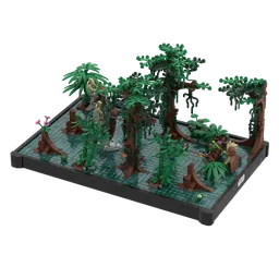 10017 Star Wars Diorama Naboo Swamp