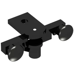 Train Buffer Beam with Sealed Magnets [Type 1] / Black