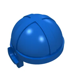 Hat / Helmet, Aviator Cap / Blue