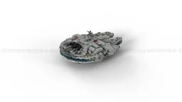 Mini Size Millennium.Falcon Gray version