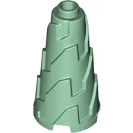 Cone 2 x 2 x 3 Jagged / Sand Green