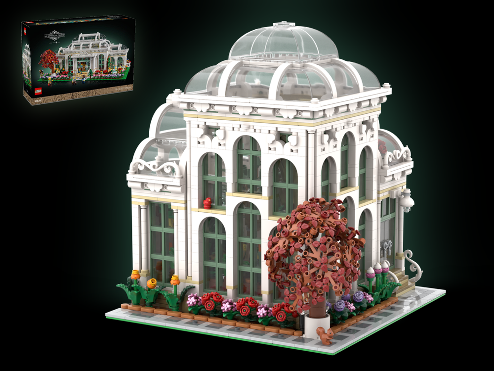 Lego Corner Botanical Garden - 21353 The Botanical Garden Alternative Build