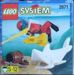 Diver and Shark