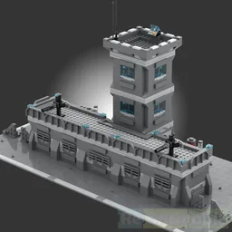 Modular Coruscant defense bunker