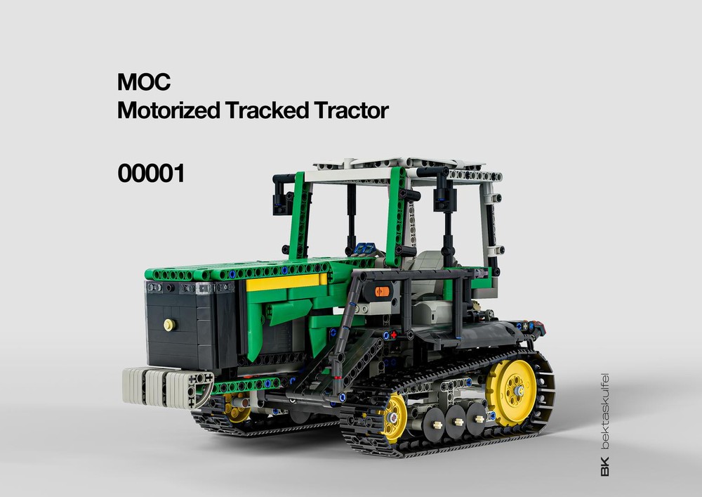 Lego Motorized Tracked Tractor