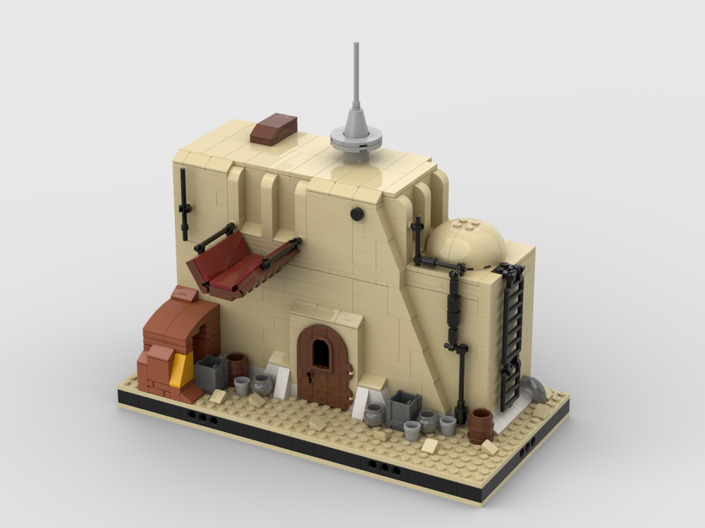 Lego Desert Junk Store #5 for a Modular Space desert village