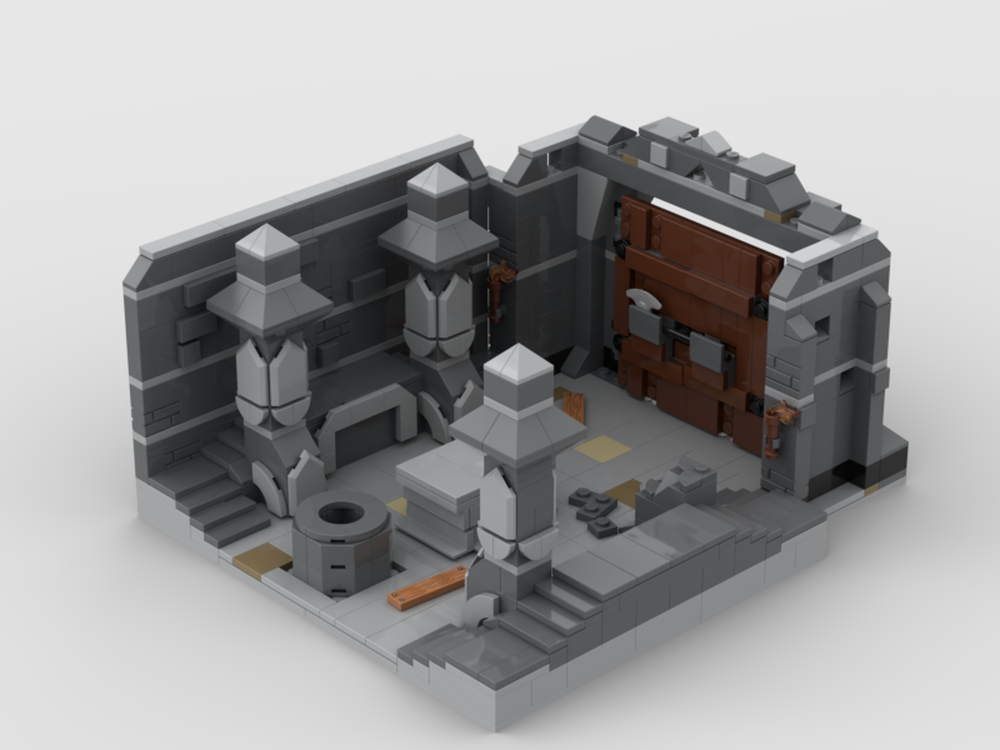 Lego Mines Of Moria Balin's Tomb Diorama