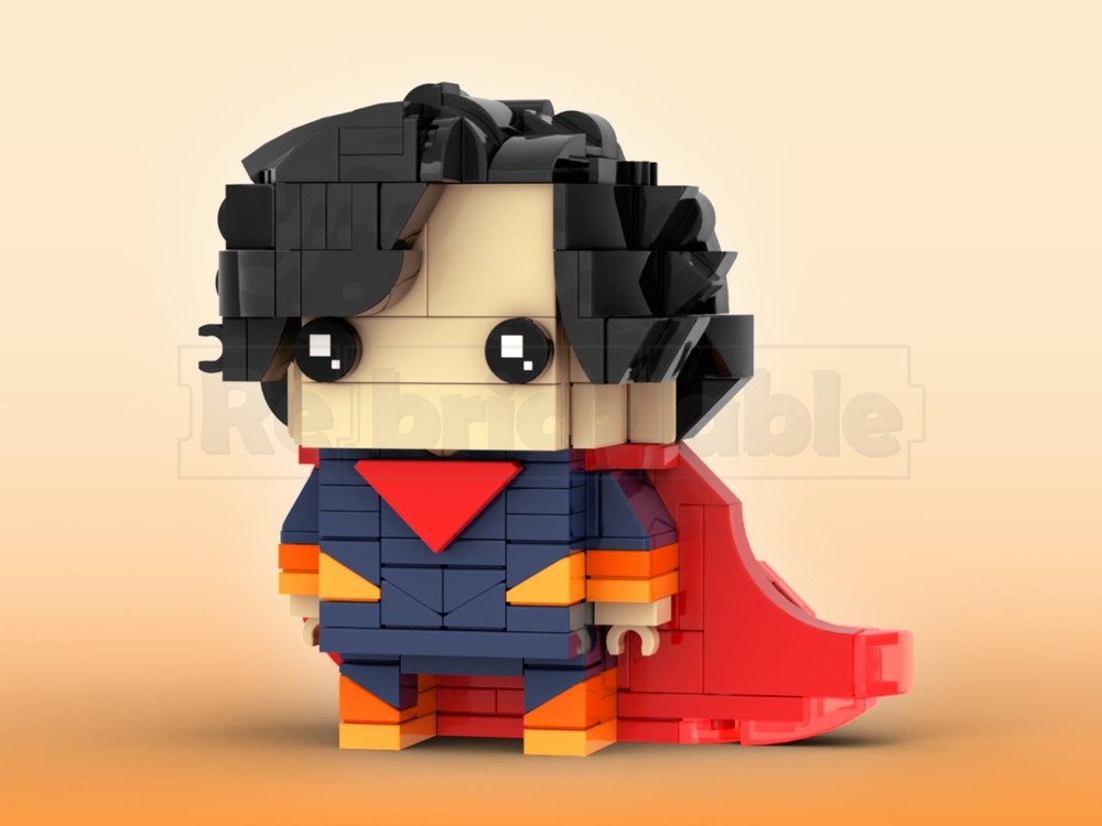 Lego Absolute Super Man Brickheadz LEGO MOC - DC Absolute Super Man