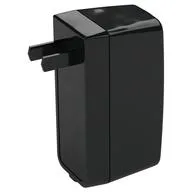Electric Adapter / Transformer, USB, Type A (No Holes in Pins), (US & CA) Type 2 / Black