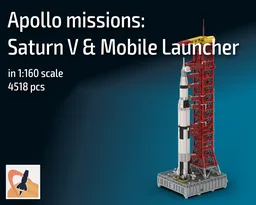 Apollo Missions: Saturn V & Mobile Launcher - in 1:160 scale