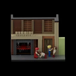 Double Dragon Diorama
