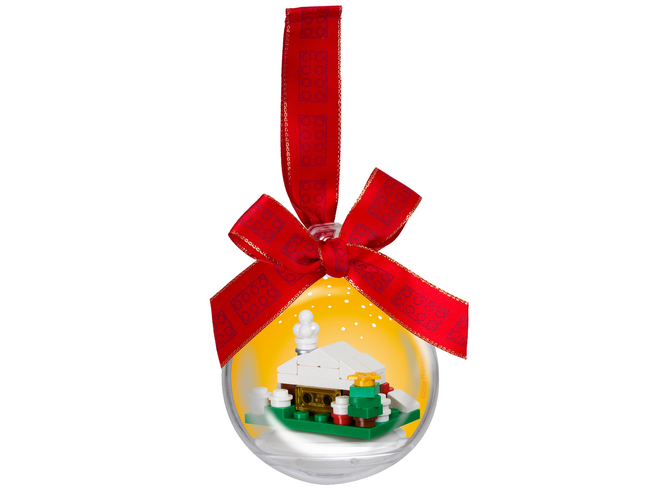 Lego Christmas Snow Hut Ornament