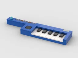 LEGO keytar keyboard