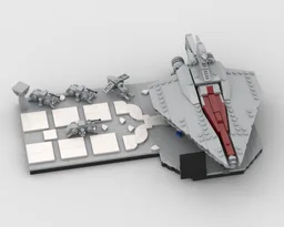 Acclamator stand 1 (Episode 2 Clone army Scene)