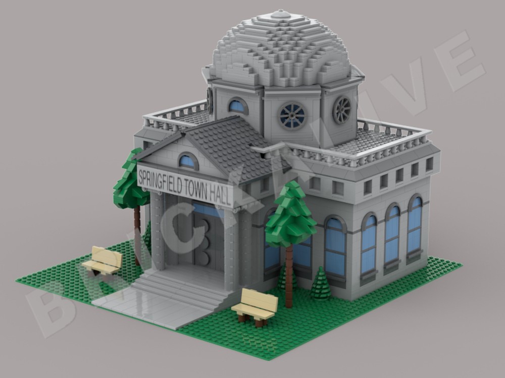 Lego Springfiled Town Hall - Simpson